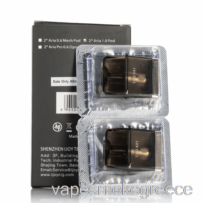 Vape Greece Ijoy Aria ανταλλακτικά Pods 1,0ohm